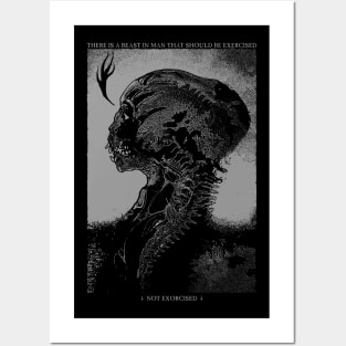 There is a beast in man Posters and Art